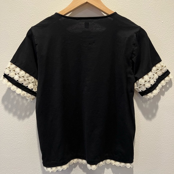 J Crew Embroidered Tee - Picture 3 of 5